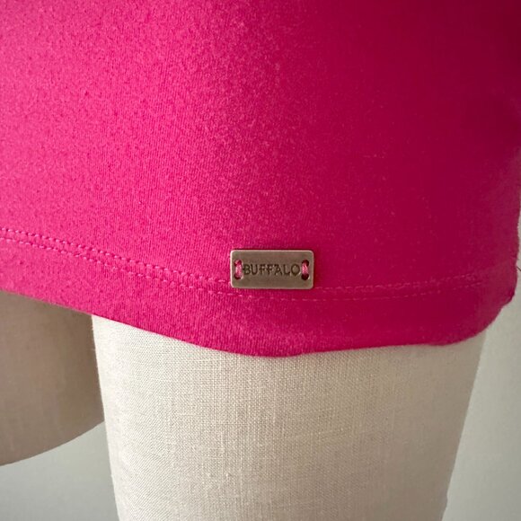 Buffalo David Bitton Hot Pink Tank Top Womens Size S Y2K - Picture 4 of 7